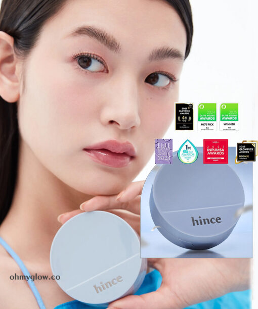 韓國 hince Second Skin Mesh Matte Cushion 原生肌網狀霧感氣墊粉底SPF40 PA++ - 4色選擇