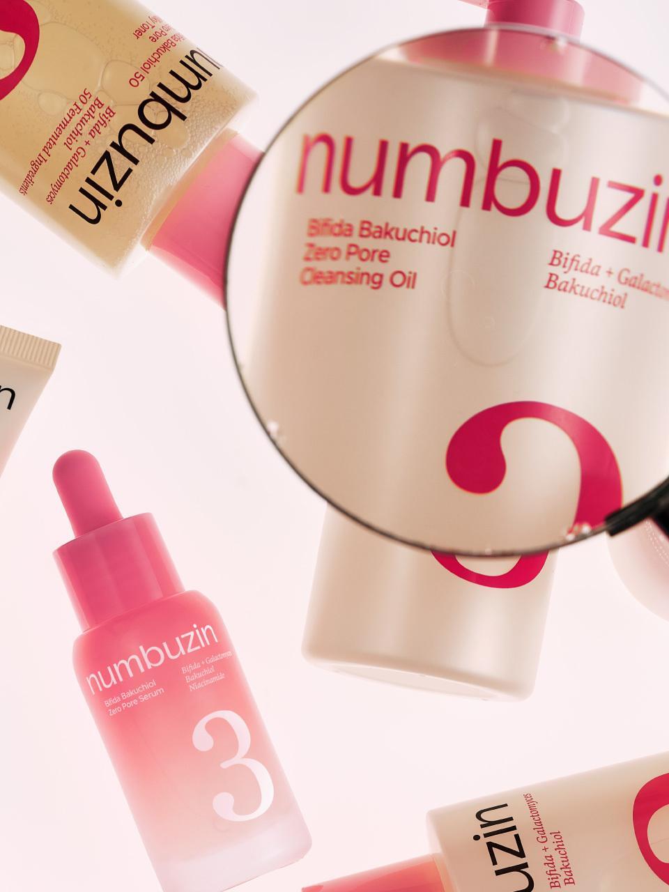 卸妝同時毛孔管理～韓國 numbuzin No.3 Bifida Bakuchiol Zero Pore Cleansing Oil 雙歧桿菌 補骨脂酚零毛孔深層卸妝油 200ml