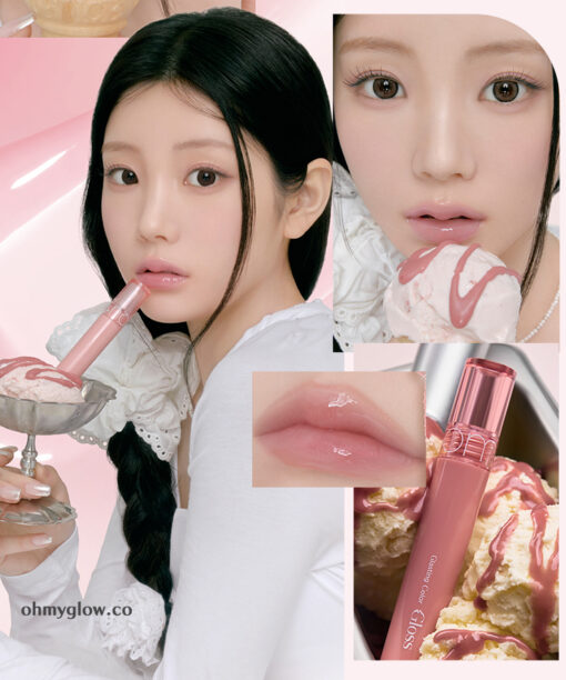 #Cream Nude系列 韓國 romand X WONHEE Glasting Color Gloss 奶裸米色調天使光環✨糖漿唇蜜(#12, #21-25) - 6色選擇