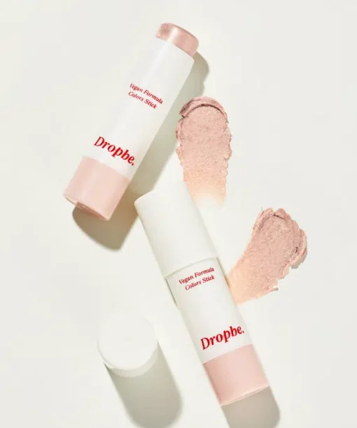 "韓國DAISO好物～Dropbe X The Saem Colors Stick #01 Glow Champagnebeam 自然提亮高光棒(杏色香檳色) - 7g