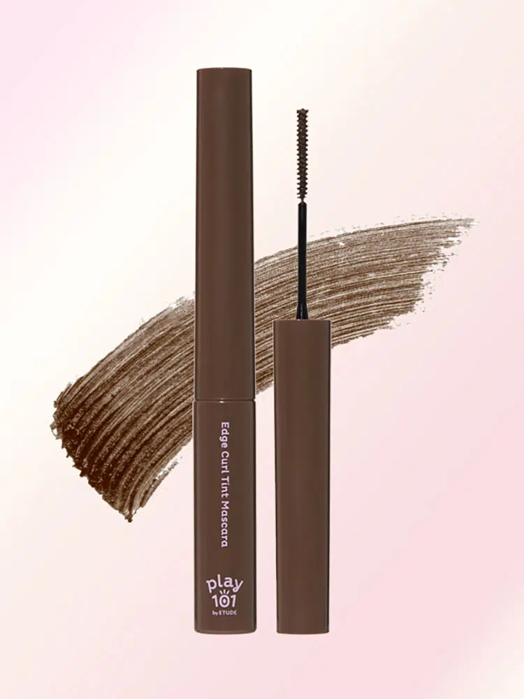 韓國Daiso平妝彩妝 x Play 101 by Etude Edge Curl Tint Mascara Black 2mm超細刷頭自然纖細捲翹睫毛膏 - 3色選擇 韓國Daiso平妝彩妝 x Play 101 by Etude Edge Curl Tint Mascara Black 2mm超細刷頭自然纖細捲翹睫毛膏 - 3色選擇