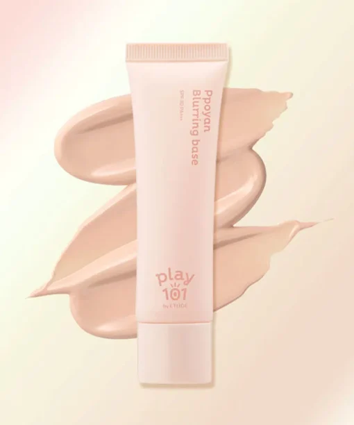 韓國DAISO好物～Play 101 by Etude Ppoyan Blurring Base Nude Base 柔焦遮毛孔X提亮X妝前乳 (Nude Base) SPF 30 PA++- 25ml