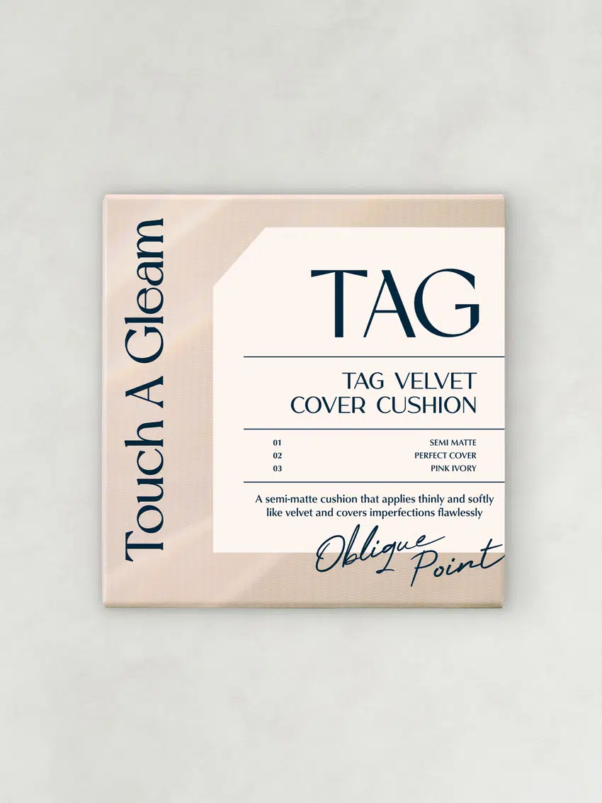 韓國DAISO好物～Tag X Too Cool For School Velvet Cover Cushion 絲絨遮瑕霧面氣墊粉底 - 2色選擇