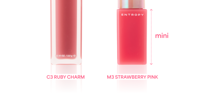 【夏日果汁奶昔Smoothie Edition】韓國小眾品牌 Entropy Charm Tint Juicy光澤迷你鑰匙圈唇彩(M1-M4) - 5色選擇