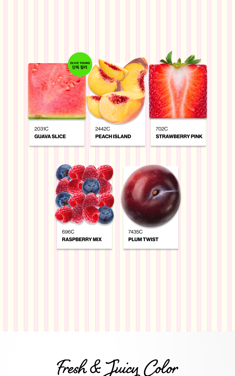 【夏日果汁奶昔Smoothie Edition】韓國小眾品牌 Entropy Charm Tint Juicy光澤迷你鑰匙圈唇彩(M1-M4) - 5色選擇