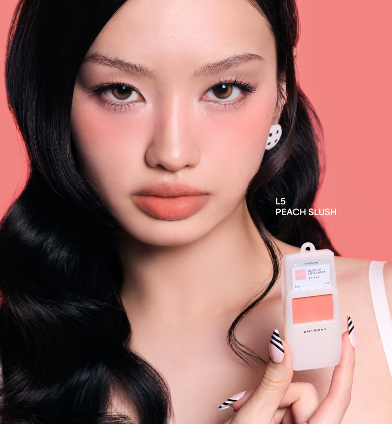🍓夏日果汁奶昔Smoothie Edition🍓迷你MP3胭脂~ 韓國小眾品牌 Entropy Slide Up Lip & Cheek 迷你滑蓋式唇頰兩用胭脂霜(L1-L6) - 6色選擇