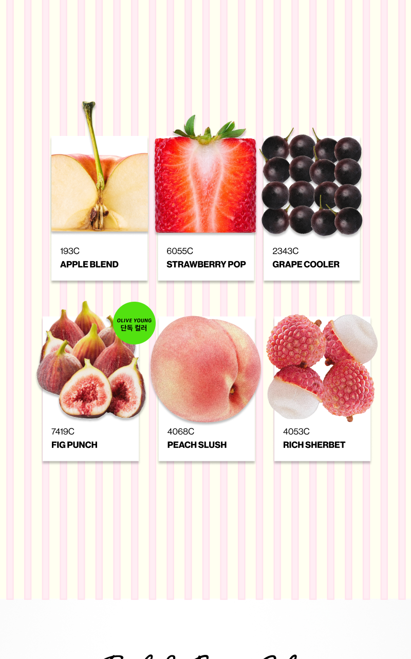 🍓夏日果汁奶昔Smoothie Edition🍓迷你MP3胭脂~ 韓國小眾品牌 Entropy Slide Up Lip & Cheek 迷你滑蓋式唇頰兩用胭脂霜(L1-L6) - 6色選擇