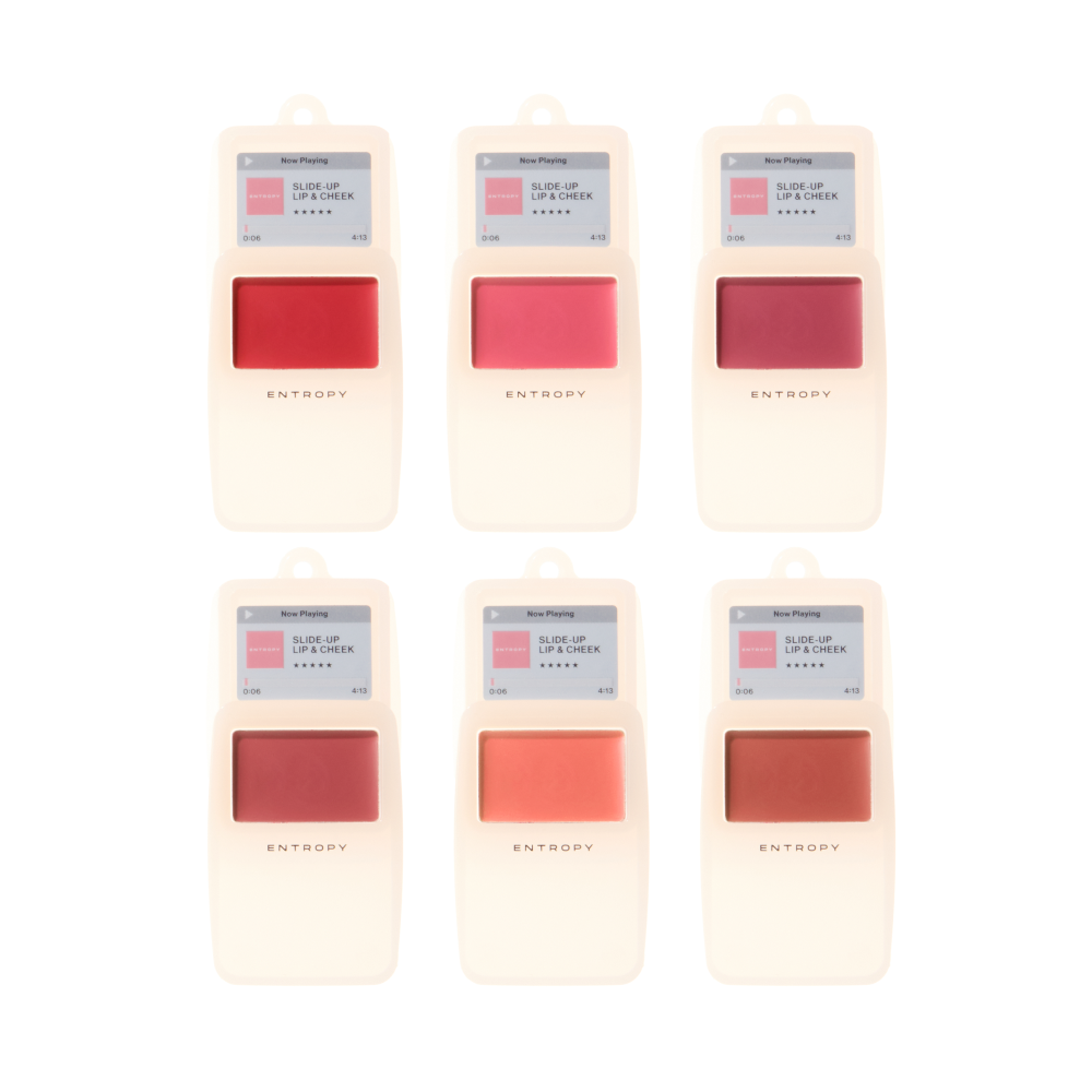 ENTROPYSlide-Up-Lip-Cheek-Smoothie-Edition-16g-detail-2 🍓夏日果汁奶昔Smoothie Edition🍓迷你MP3胭脂~ 韓國小眾品牌 Entropy Slide Up Lip & Cheek 迷你滑蓋式唇頰兩用胭脂霜(L1-L6) - 6色選擇