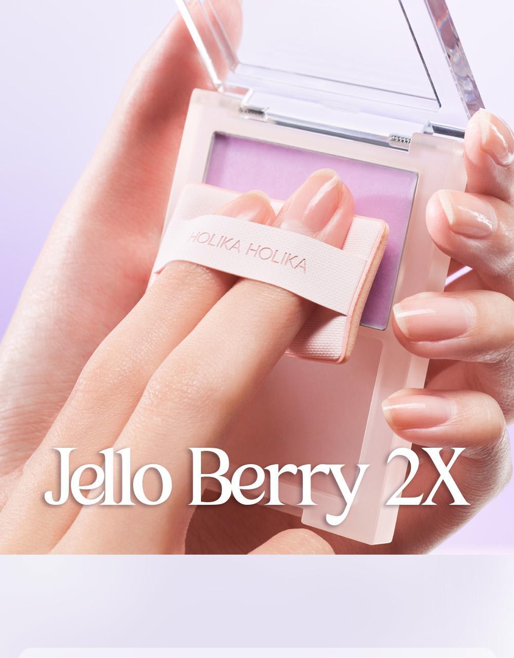 2倍大size!太妍愛用吸油神器~韓國 Holika Holika My Fave Piece Concealer Jello Berry 2X 柔焦絲絨感吸油控油遮孔果凍定妝連粉撲