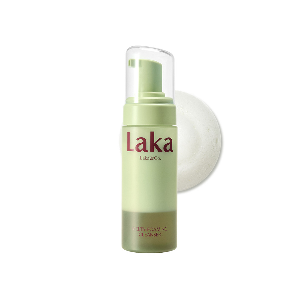 卸妝X潔面一步到位～ 韓國 Laka Melty Foaming Cleanser 超微米卸妝油X綿密潔面泡沫雙層2合1