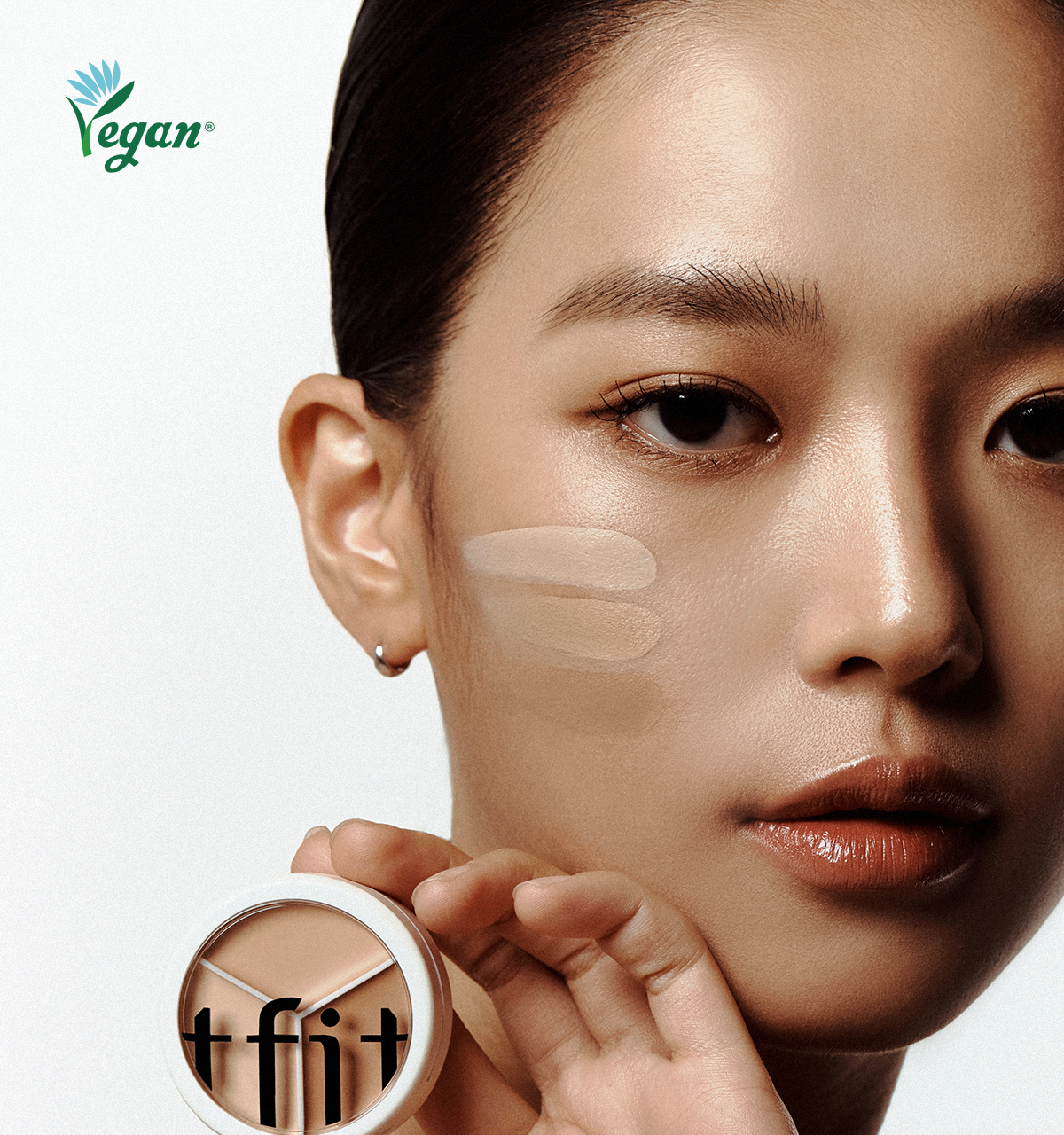 🏆化解No.1! 高遮瑕度!韓國 TFIT Cover Up Pro Concealer 3色遮瑕膏盤 - 5種色調選擇