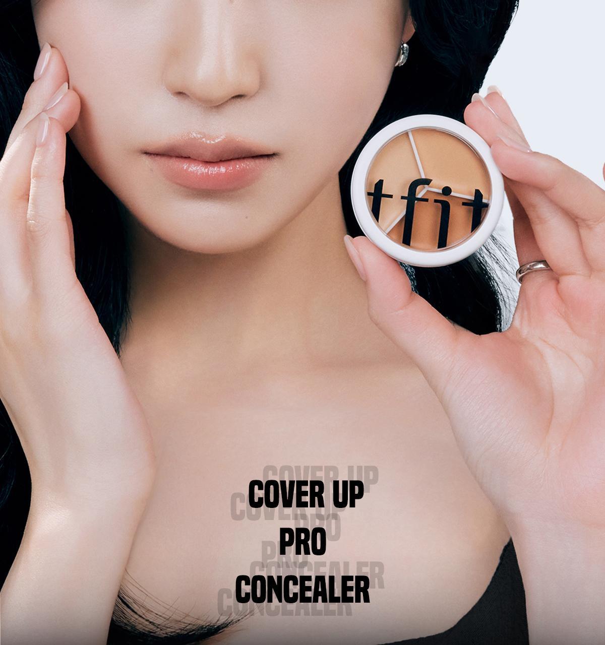 🏆化解No.1! 高遮瑕度!韓國 TFIT Cover Up Pro Concealer 3色遮瑕膏盤 - 5種色調選擇