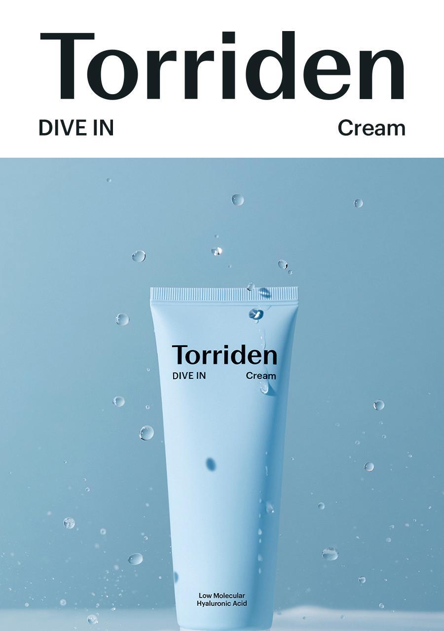 韓國Torriden DIVE-IN Low Molecule Hyaluronic Acid Cream 低分子透明質酸保濕面霜〔全新包裝〕