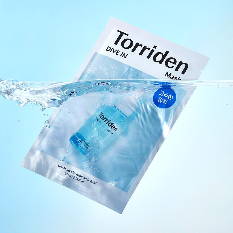 【囤！】＼皇牌／🏆韓國No.1保濕面膜！Torriden DIVE-IN Low Molecule Hyaluronic Acid Maskpack 低分子透明質酸深層保濕面膜