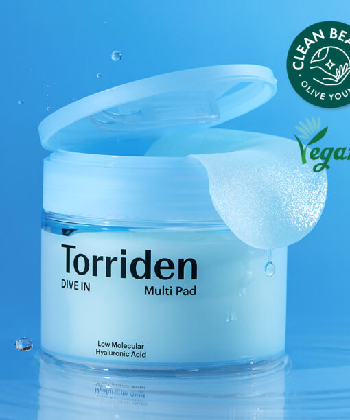 ＼皇牌／Torriden DIVE-IN Low Molecule Hyaluronic Acid Multi Pad 低分子透明質酸爽膚濕敷保濕棉片 80片