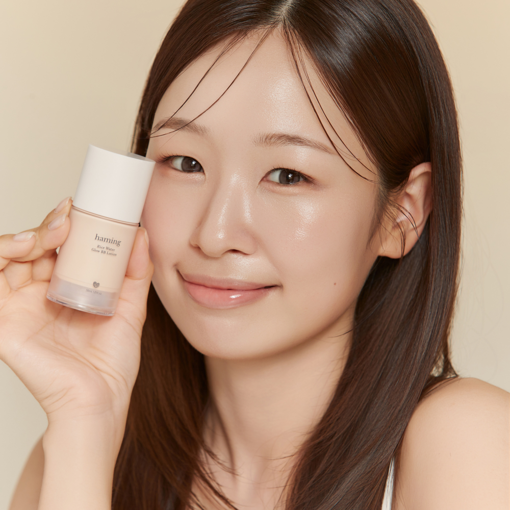 韓國 Haming Rice Water Glow BB Lotion 米萃基底自然光澤偽素顏BB乳液 - 3色選擇 韓國 Haming Rice Water Glow BB Lotion 米萃基底自然光澤偽素顏BB乳液 - 3色選擇