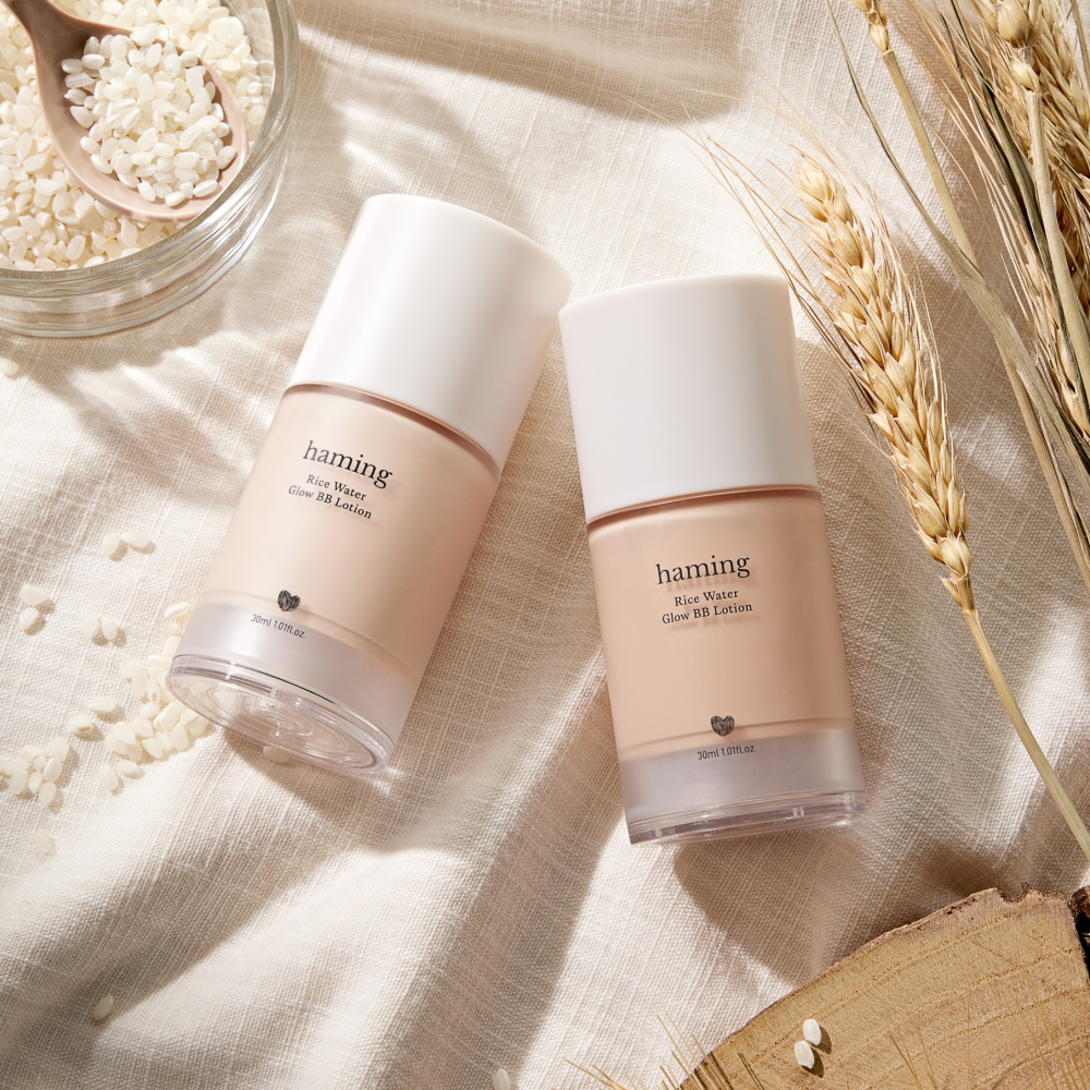 韓國 Haming Rice Water Glow BB Lotion 米萃基底自然光澤偽素顏BB乳液 - 3色選擇 韓國 Haming Rice Water Glow BB Lotion 米萃基底自然光澤偽素顏BB乳液 - 3色選擇
