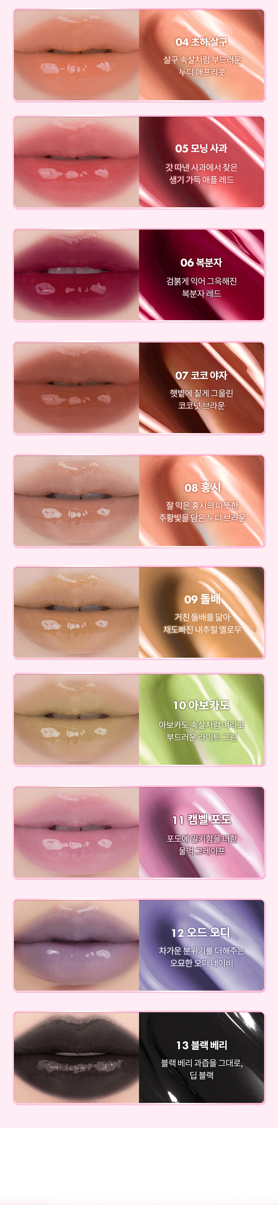 韓國 romand The Juicy Lasting Tint Mini 果汁光澤持色水亮唇釉 迷你版 - 19色選擇