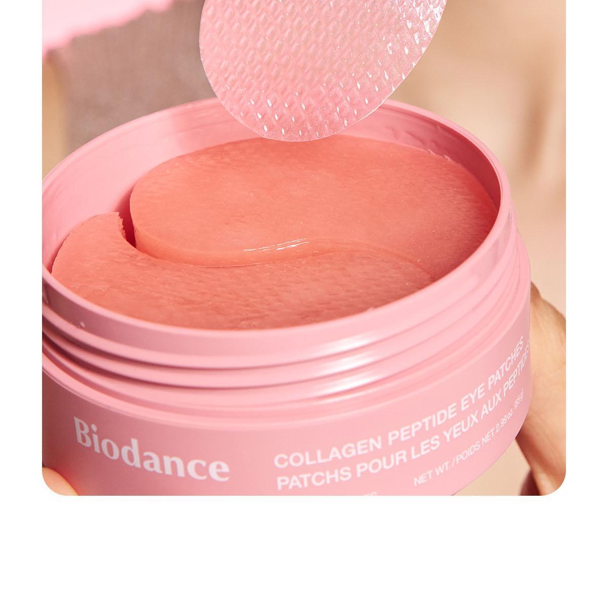 消眼腫淡眼紋凹陷~韓國Biodance Eye Patch (Collagen Peptide 膠原蛋白肽 / Caviar PDRN 魚子醬PDRN) 精華果凍眼膜 一盒60片裝 - 2種選擇
