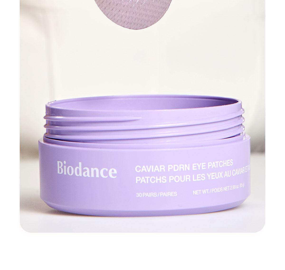 消眼腫淡眼紋凹陷~韓國Biodance Eye Patch (Collagen Peptide 膠原蛋白肽 / Caviar PDRN 魚子醬PDRN) 精華果凍眼膜 一盒60片裝 - 2種選擇
