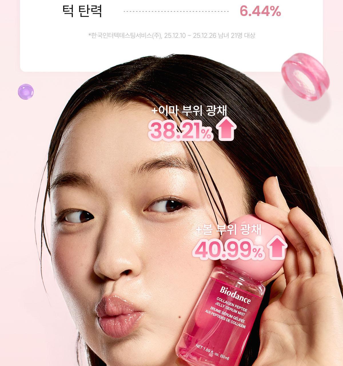 3秒密貼超強保濕🍮果凍噴霧~韓國Biodance Collagen Peptide Jelly Serum Mist 膠原胜肽果凍精華保濕噴霧 - 50ml