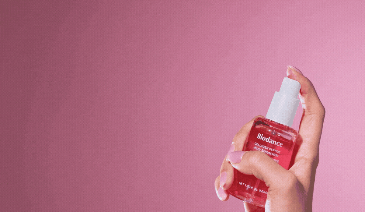3秒密貼超強保濕🍮果凍噴霧~韓國Biodance Collagen Peptide Jelly Serum Mist 膠原胜肽果凍精華保濕噴霧 - 50ml
