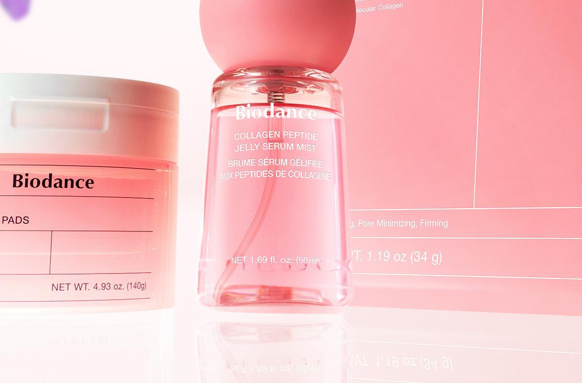 3秒密貼超強保濕🍮果凍噴霧~韓國Biodance Collagen Peptide Jelly Serum Mist 膠原胜肽果凍精華保濕噴霧 - 50ml
