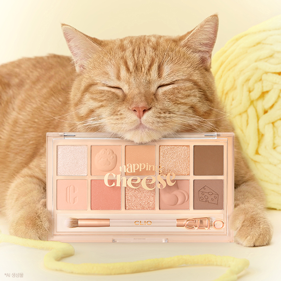 【經典回歸！】CLIO Pro Eye Palette 專業眼影盤 #019 Napping Cheese 貓貓暖珊瑚蜜桃盤 / #23 Scoop Of Shade 奶霜粉紅雪糕盤 - 2種選擇