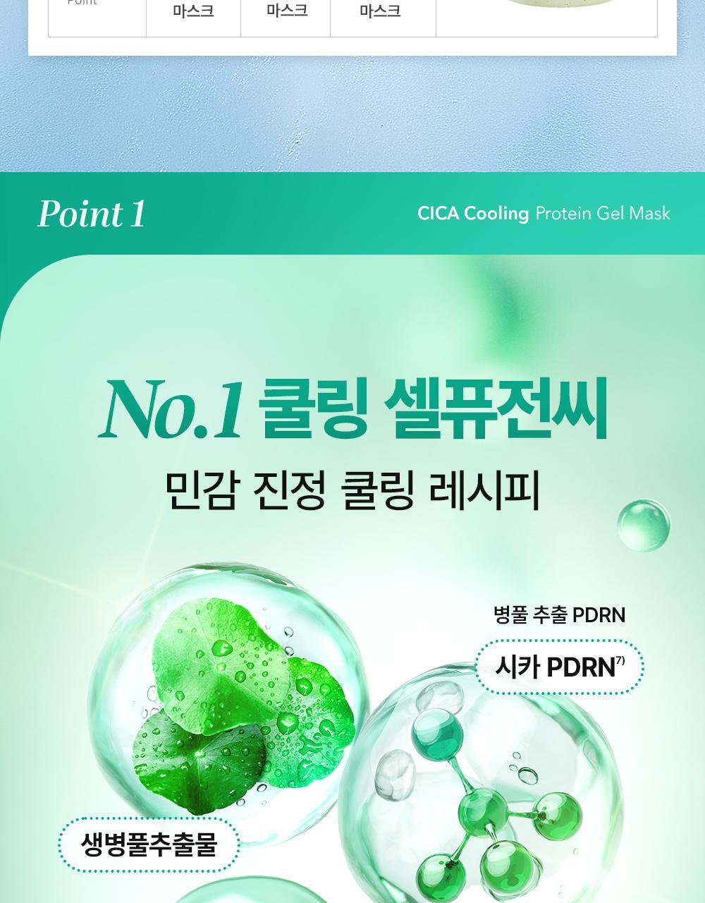 即時降溫.舒緩.去水腫~韓國 Cell Fusion C Cooling Peptide Gel Mask 冰感胜肽凝膠果凍面膜 (💙消腫降溫/💚積雪草舒緩清涼) 一盒5片裝 - 2款選擇