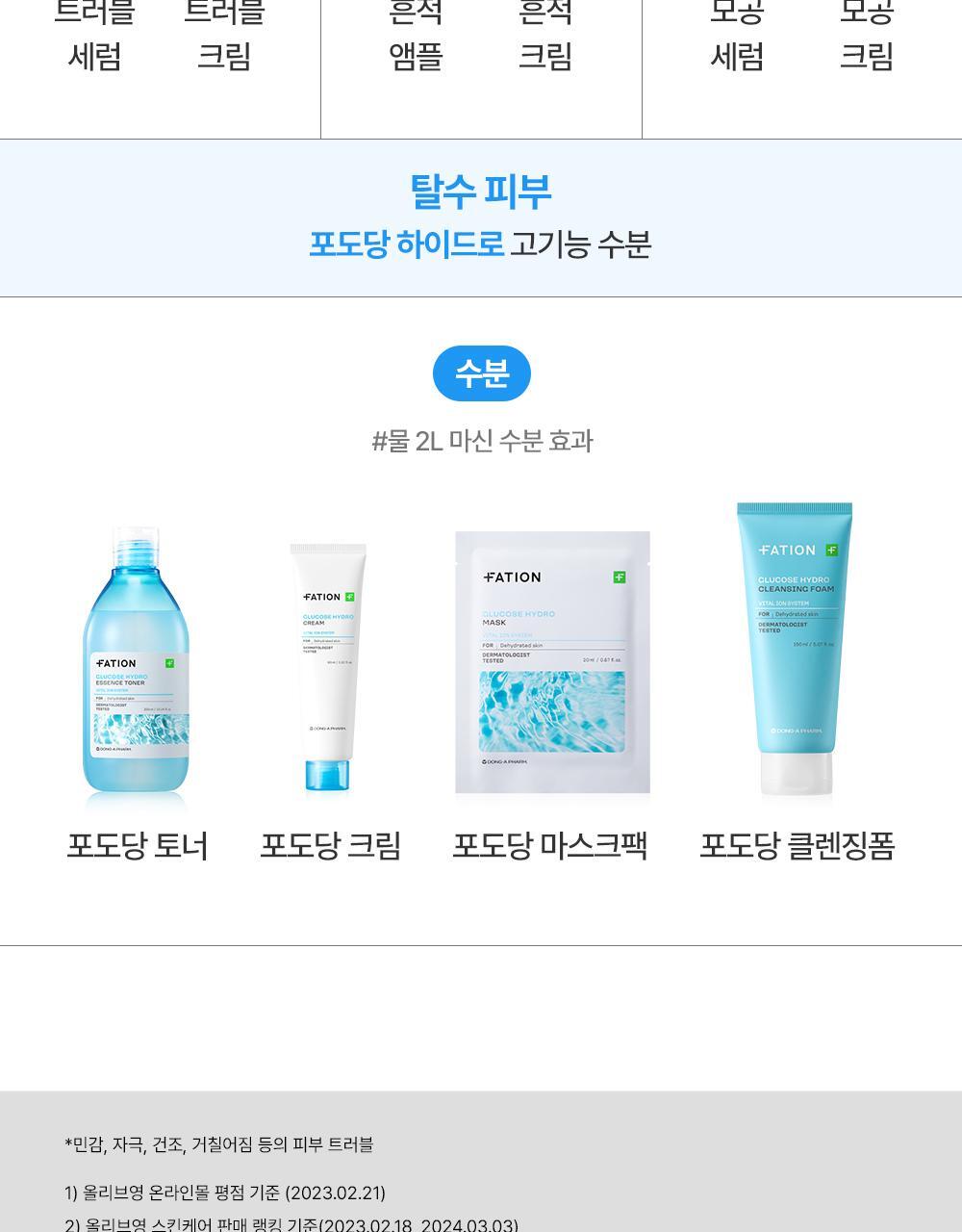 【OY限量SET 大支裝50ml + 送15ml 面霜 + 面膜】10倍強效抗痘~j韓國東亞藥廠 FATION Nosca9 Trouble Serum 50ml Set F 專利肝素淨痘鎮靜精華套裝