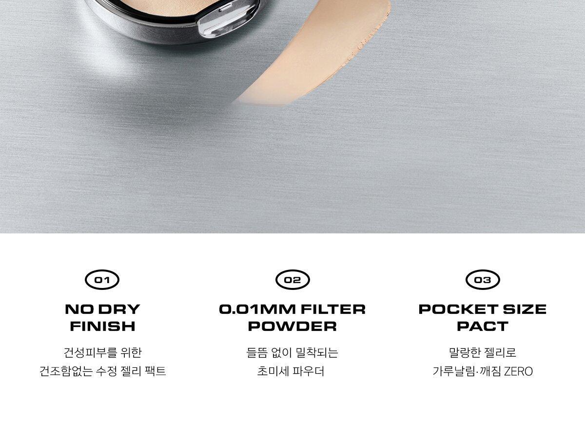 不怕跌碎⭐定妝粉餅~韓國Naming Retouch Jelly Powder Pact 補妝定妝便攜果凍粉餅附粉撲 - 3色選擇