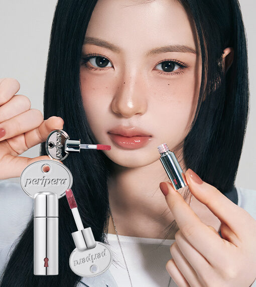 韓國 peripera Mood Glowy Tint Key 鎖匙造型匙掛飾物迷你冰糖玻璃水光唇釉 (#01-06) - 6色選擇