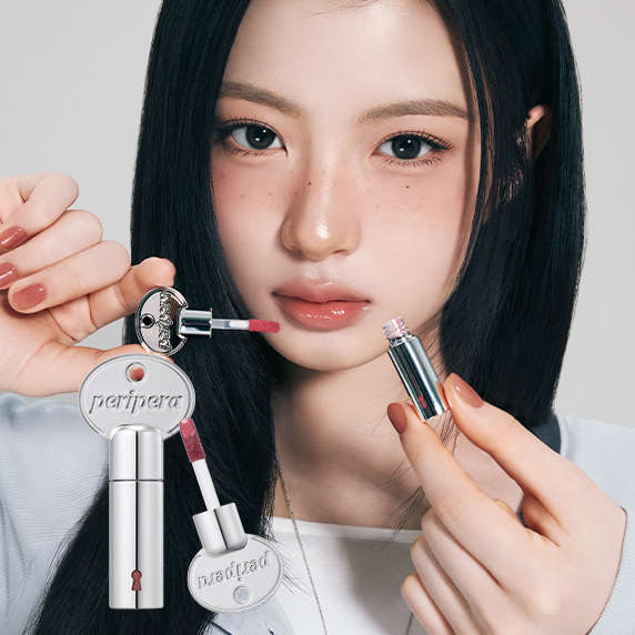 韓國 peripera Mood Glowy Tint Key 鎖匙造型匙掛飾物迷你冰糖玻璃水光唇釉 (#01-06) - 6色選擇