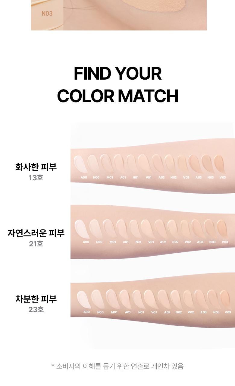 韓國 OY🏆【限量SET送蜜粉+粉撲】VDL Cover Stain Perfecting Foundation (+Powder + Puff) VDL Cover Stain 完美貼膚粉底液SPF 35 PA++限量套裝 - 5種選擇