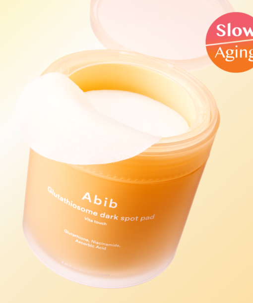 更新版~3天水潤明亮💡~韓國 ABIB Glutathiosome Dark Spot Pad Vita Touch 穀胱甘肽淡斑提亮維C美白爽膚棉片 - 70片