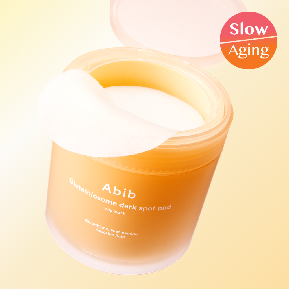更新版~3天水潤明亮💡~韓國 ABIB Glutathiosome Dark Spot Pad Vita Touch 穀胱甘肽淡斑提亮維C美白爽膚棉片 - 70片 更新版~3天水潤明亮💡~韓國 ABIB Glutathiosome Dark Spot Pad Vita Touch 穀胱甘肽淡斑提亮維C美白爽膚棉片 - 70片