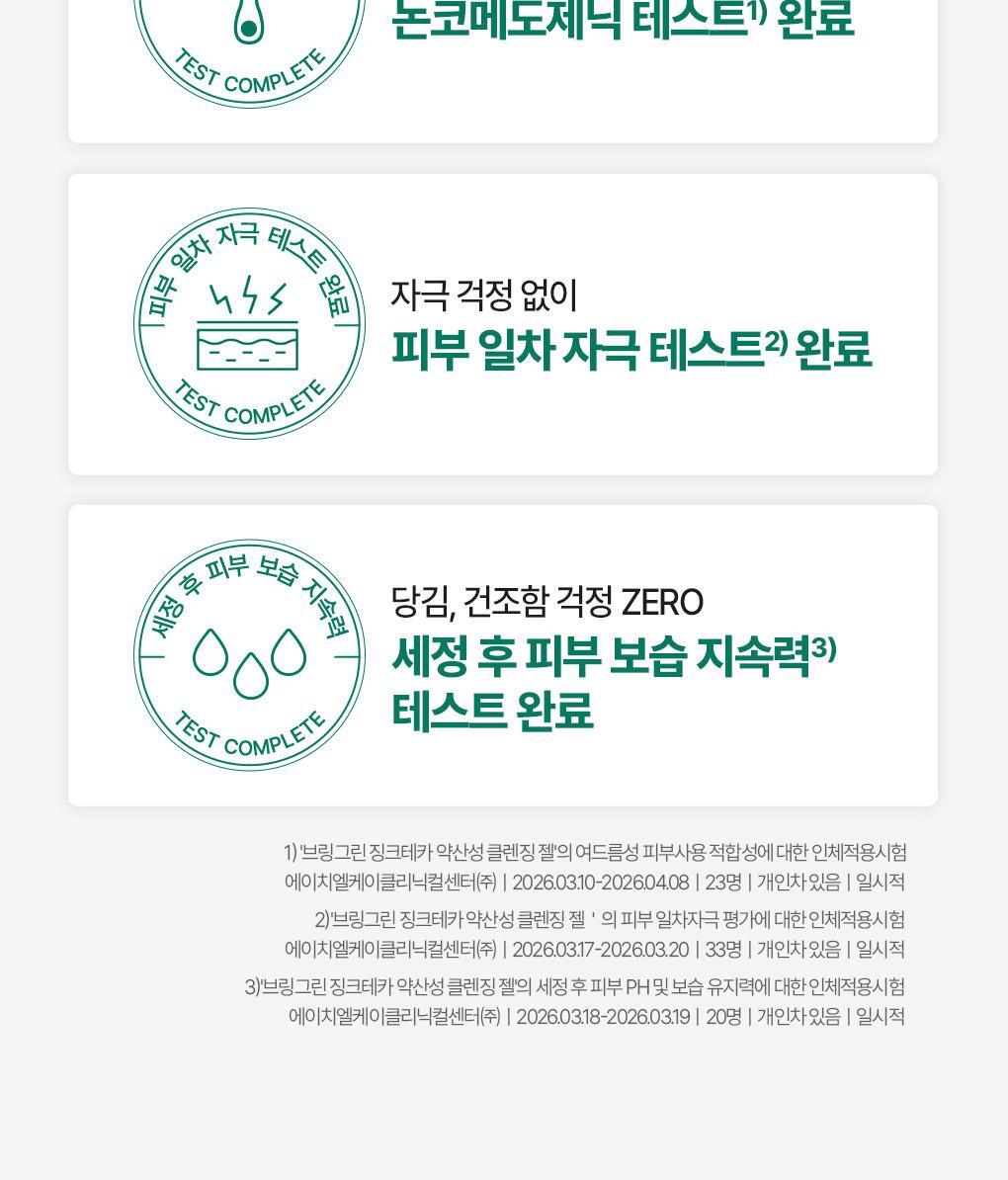 韓國 Bring Green Zinc Teca Low Ph Gentle Cleanser  鋅PCA X 積雪草TECA微囊弱酸性溫和潔面凝膠 - 200ml
