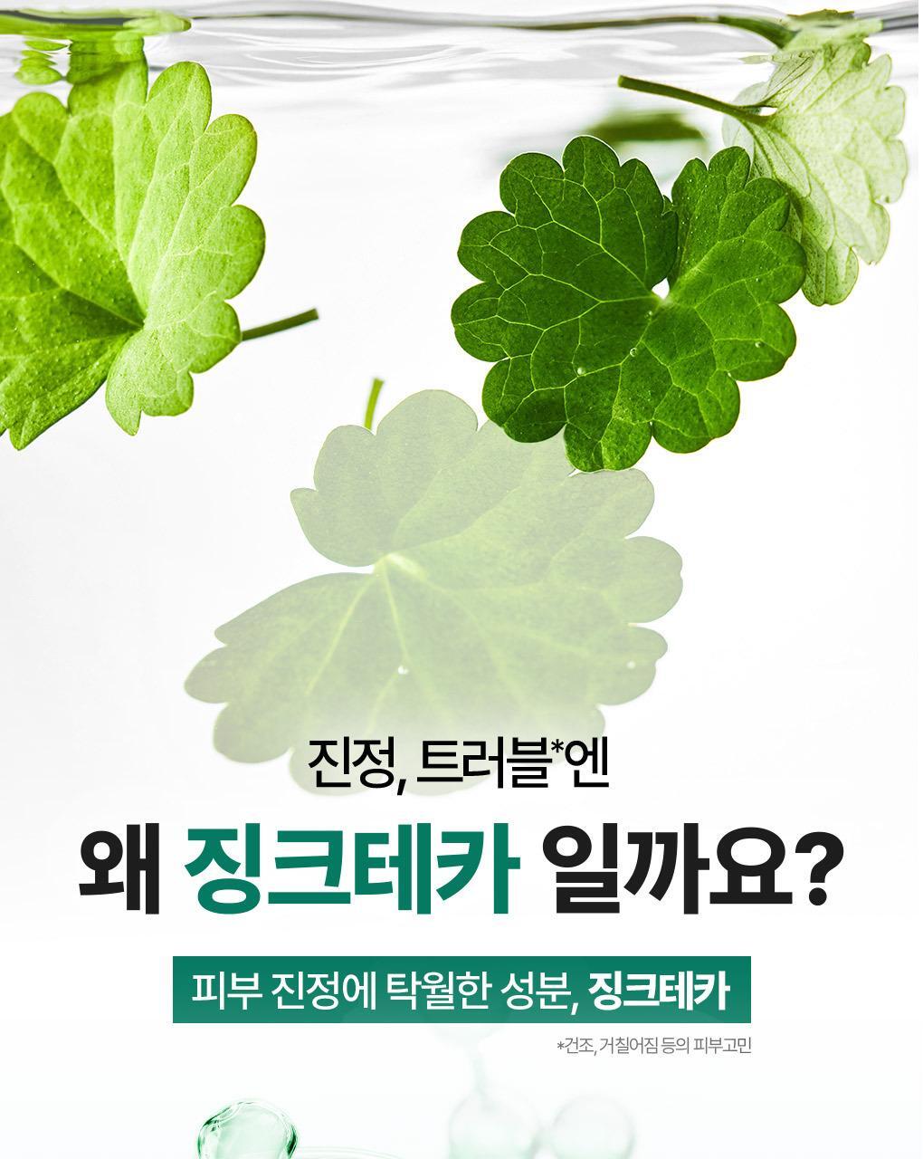 韓國 Bring Green Zinc Teca Low Ph Gentle Cleanser  鋅PCA X 積雪草TECA微囊弱酸性溫和潔面凝膠 - 200ml