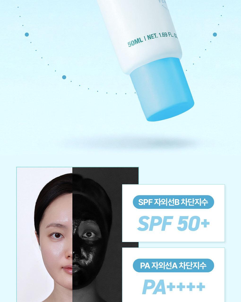 韓國 Bring Green Zinc Teca Phyto Sun Gel SFP50+ PA++++ 鋅PCA X 積雪草TECA修護水感防曬啫喱 - 50ml