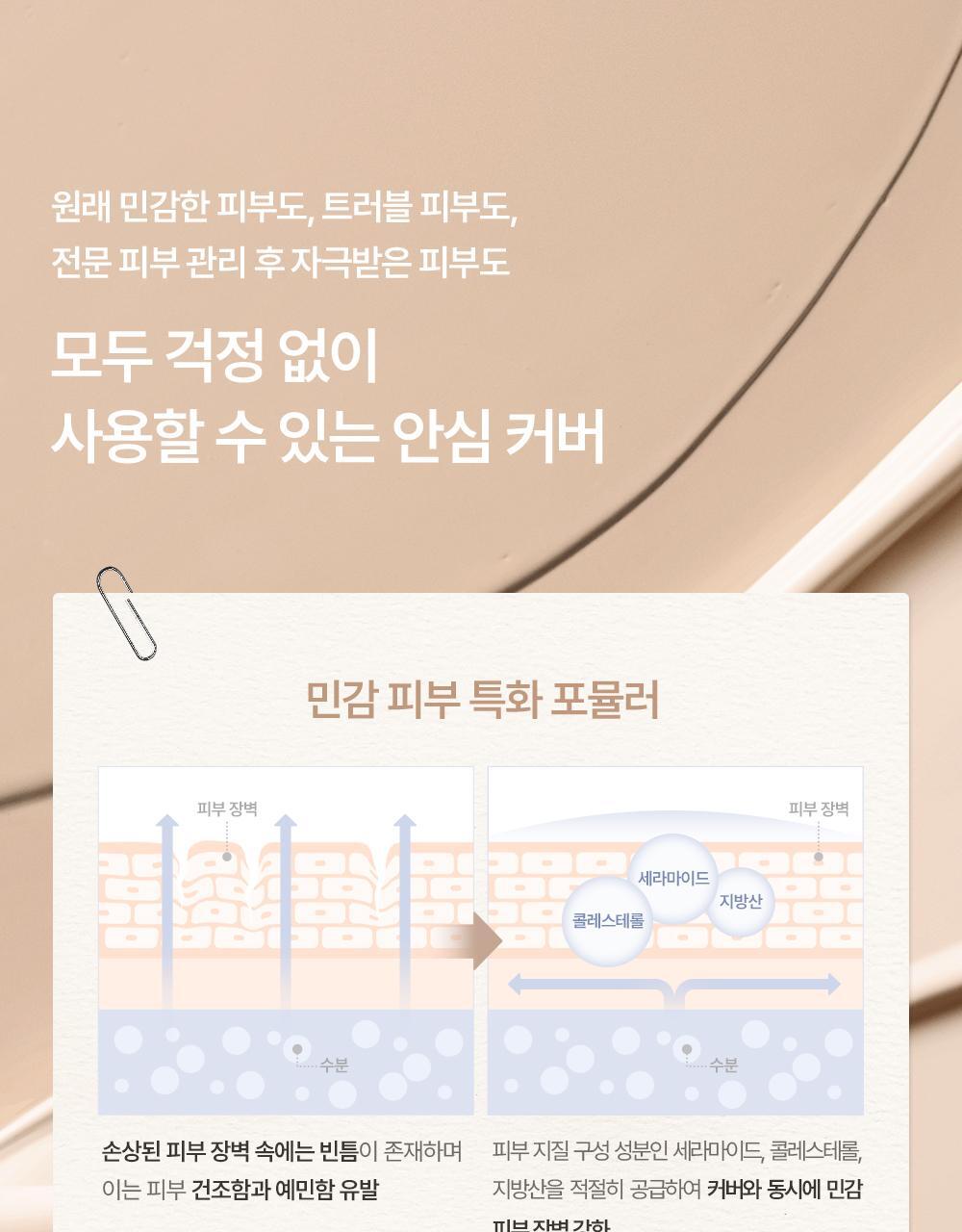 韓國espoir Derma Cover Blemish Balm 專業級修護 X 防UV X 遮瑕 BB霜 SPF50+ PA++++ - 2色選擇