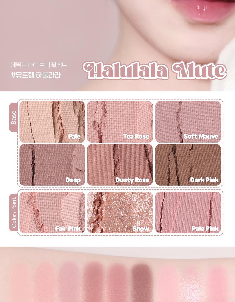 一盤搞掂全妝！雙層綜合盤～韓國 etude My Petite Palette 精巧口袋盤兩層式眼影X胭脂X高光打亮多合1妝容綜合盤(#01-07) - 7色選擇