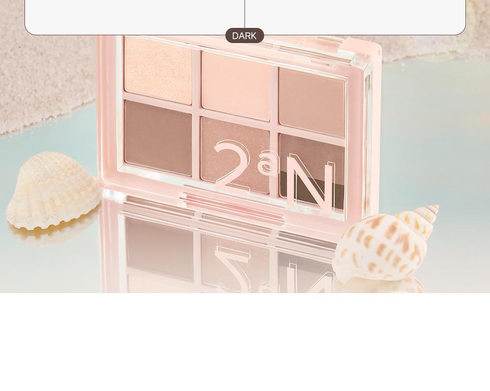 新色#23 Soft Blush烘烤裸系列入!實用零廢色~GlowPick🏆 韓國 2aN Better Me Eye Palette 6色眼影盤(#01-23) - 19色選擇