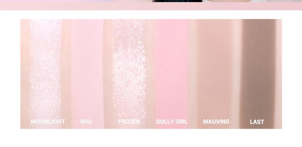 新色#23 Soft Blush烘烤裸系列入!實用零廢色~GlowPick🏆 韓國 2aN Better Me Eye Palette 6色眼影盤(#01-23) - 19色選擇