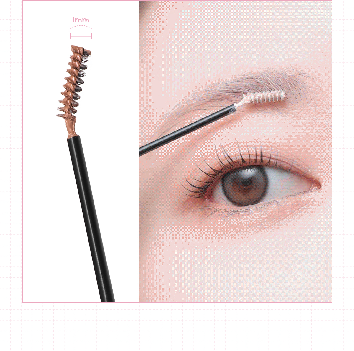 新色入【🔥眉膏送眉筆超值SET】GlowPick🏆 韓國 Mude Inspire Skinny Browcara 抗油防潮自然柔和染眉膏(漂眉打底色 / 染眉色) - 12色選擇