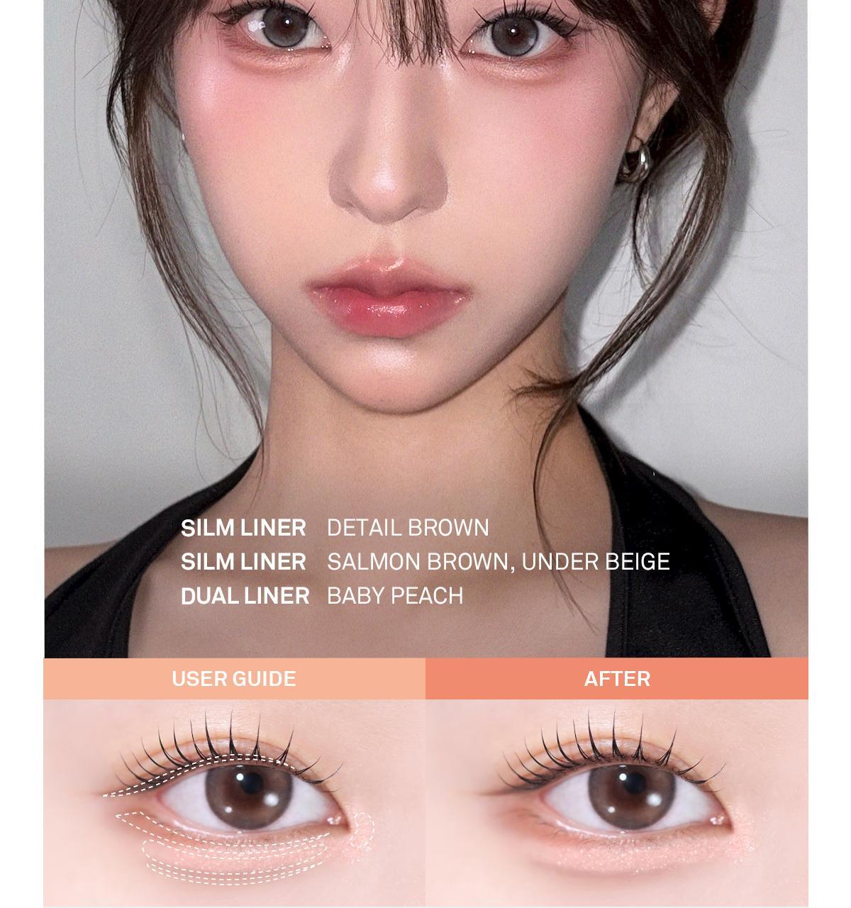 太妍同款愛用!韓國 Naming NM. Perfectail Eye Designing Pencil Dual Liner 完美立體眼型雙頭眼影臥蠶筆(打底+閃亮) - 3色選擇