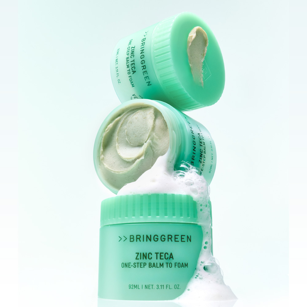 〖膏轉泡泡 卸潔一Take過〗韓國 Bring Green Zinc Teca One-step Balm To Foam 鋅PCA X 積雪草TECA輕柔淨膚一步卸淨潔顏膏 - 92ml 〖膏轉泡泡 卸潔一Take過〗韓國 Bring Green Zinc Teca One-step Balm To Foam 鋅PCA X 積雪草TECA輕柔淨膚一步卸淨潔顏膏 - 92ml