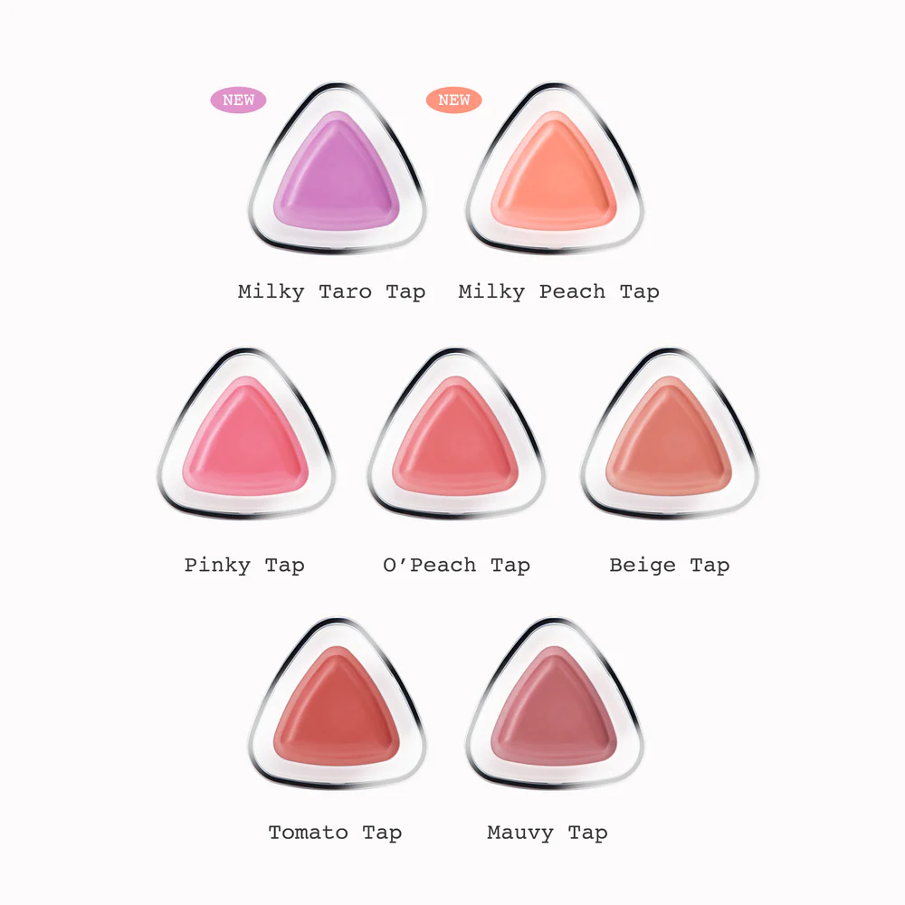 GlowPick🏆 韓國話題爆款～nuegray SEMO Tap Lip & Cheek 3角印章水果感唇頰膏 - 7色選擇