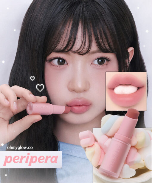 韓國 peripera Mood Blur Balm Stick 棉花糖柔軟霧面唇膏(#01-09) - 9色選擇