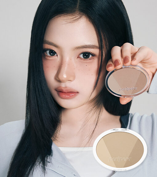 GlowPick🏆＼2026最新升級版／ 韓國 Peripera V Shading Detail 3色修容盤(#01-03) - 3色選擇
