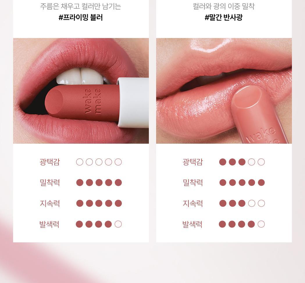 新色入!Re:Nude系列 日常通勤素顏友好~Wakemake Healthy Glow Balm Stick 自然血色感光澤唇膏(#01-29) - 多色選擇
